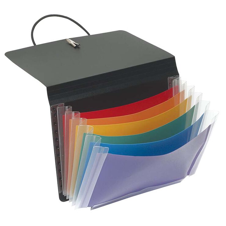 Carpeta acordió rebuts Rainbow - 6 separadors