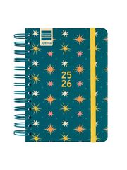 Agenda Finocam escolar Cosmo 1/8  día/pág cat 2025-26 stars