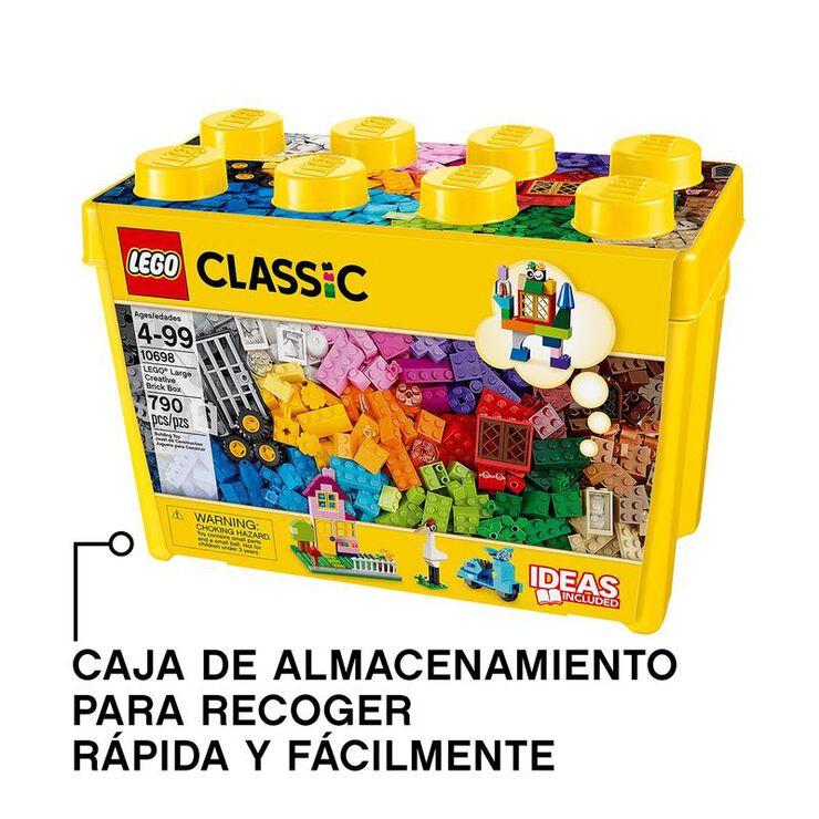 Caja de ladrillos creativos grandes y clásicos de la marca LEGO 10698.