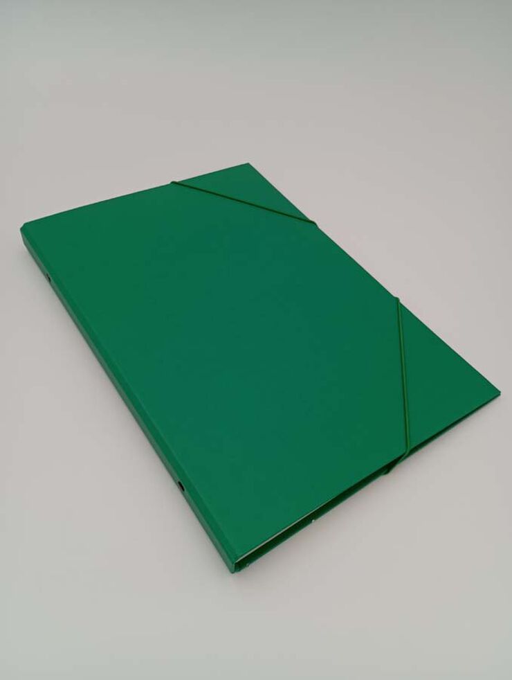 Carpeta classificadora folrada Soldaplastic verd
