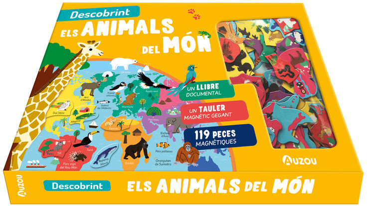 Descobrint els animals del món. Tauler magnètic
