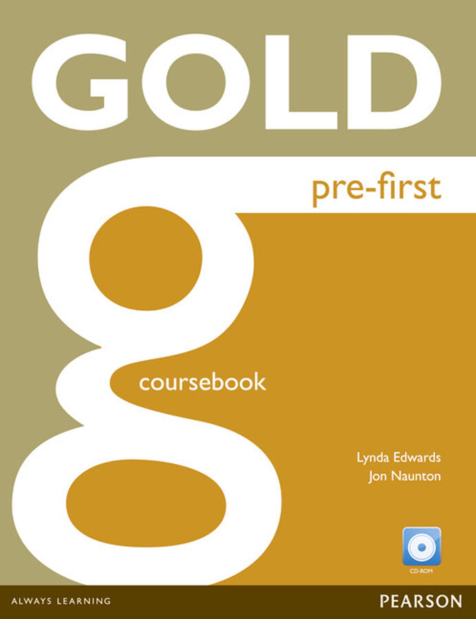Gold pre-first coursebook and CD-ROM pack