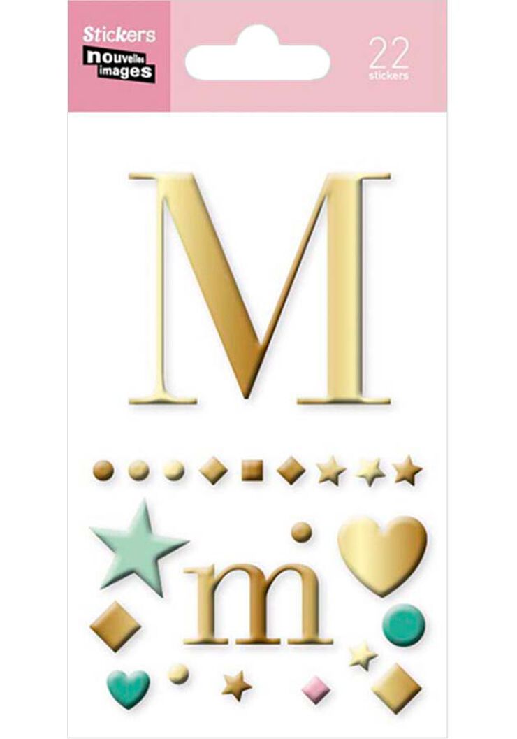 Stickers Draeger Letra M 22u