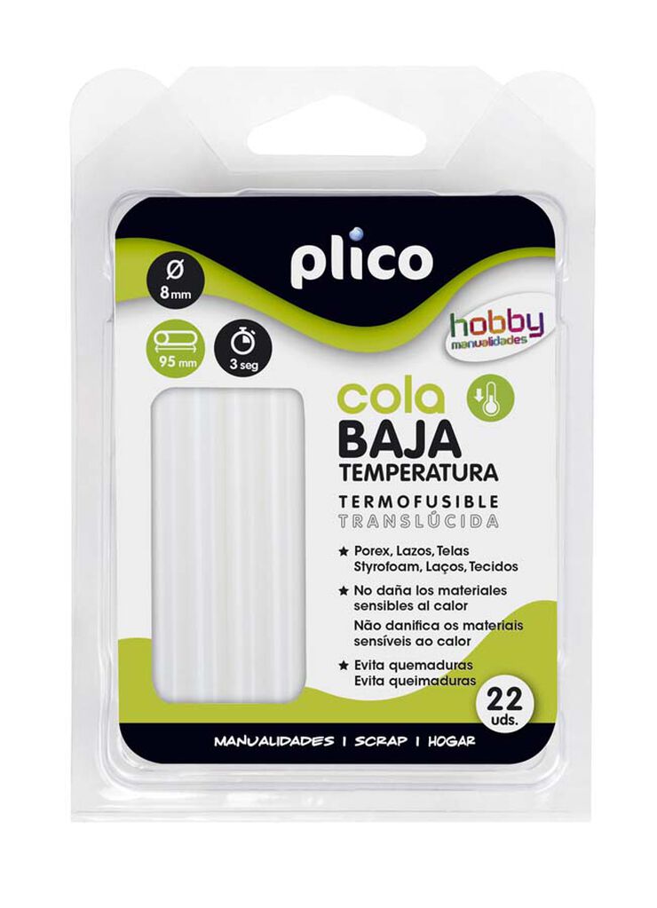 Cola Termofusible Baixa temperatura 22 unitats - 8x98 mm