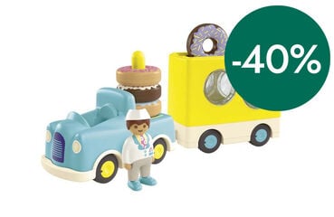 Playmobil Junior Camión de Dónut 71702