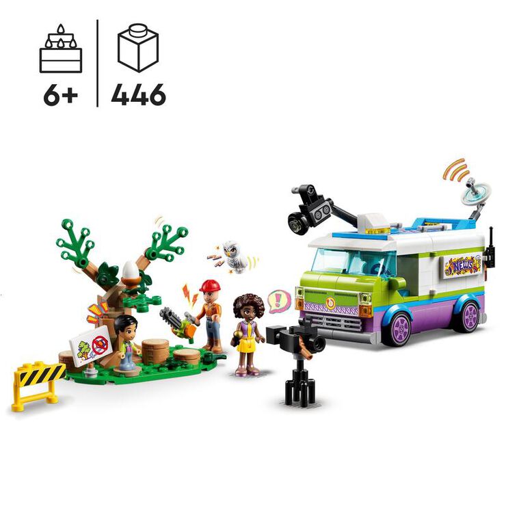 LEGO® Friends Unitat Mòbil de Noticies 41749