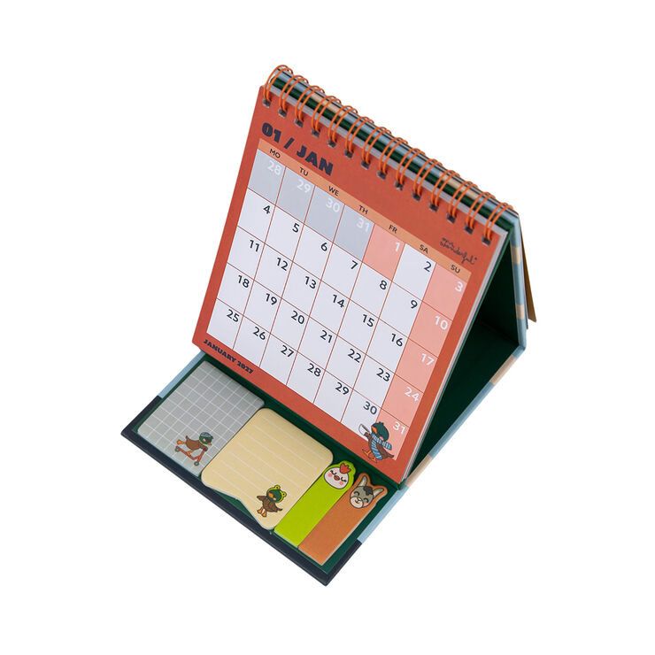 Calendari Mr. Wonderful Taula Amb Peanya Quack&Rol Multiling&uuml;e 2027