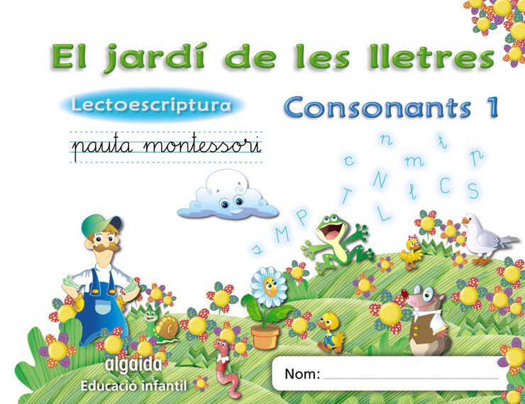 Consonants 1 Jardí Lletres Infantil 5 anys Algaida
