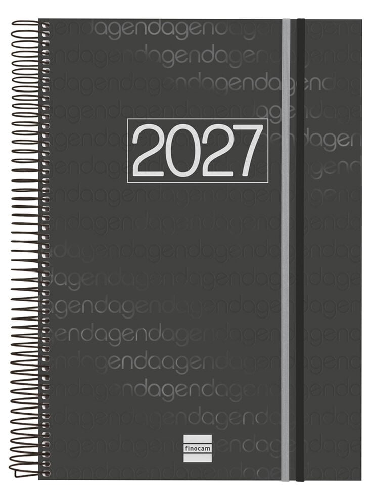Agenda Finocam Year Dia P&agrave;gina 2027 Castell&agrave; Negre
