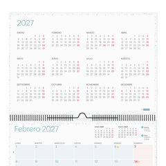 Calendario Miquelrius Pared A3 Castellano 2027 Lovely