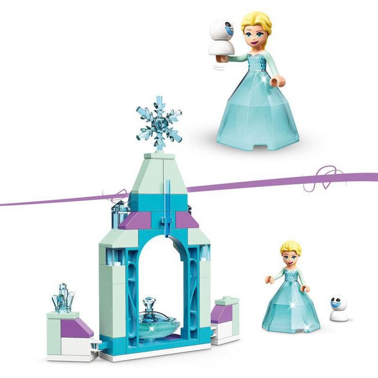LEGO® Disney Patio del castillo de Elsa 43199