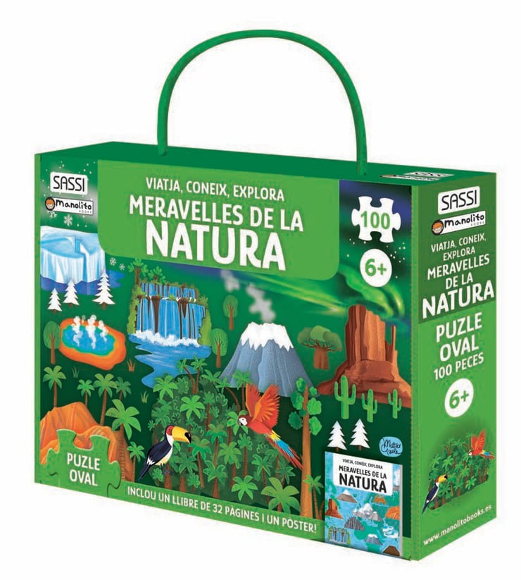 Llibre i Puzle Meravelles de la natura 100 peces