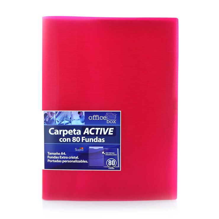 Carpeta 80 fundas A4 Office Box Active