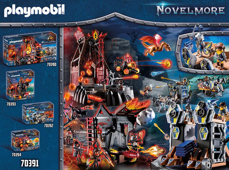 Playmobil Fortaleza móvil Novelmore 70391