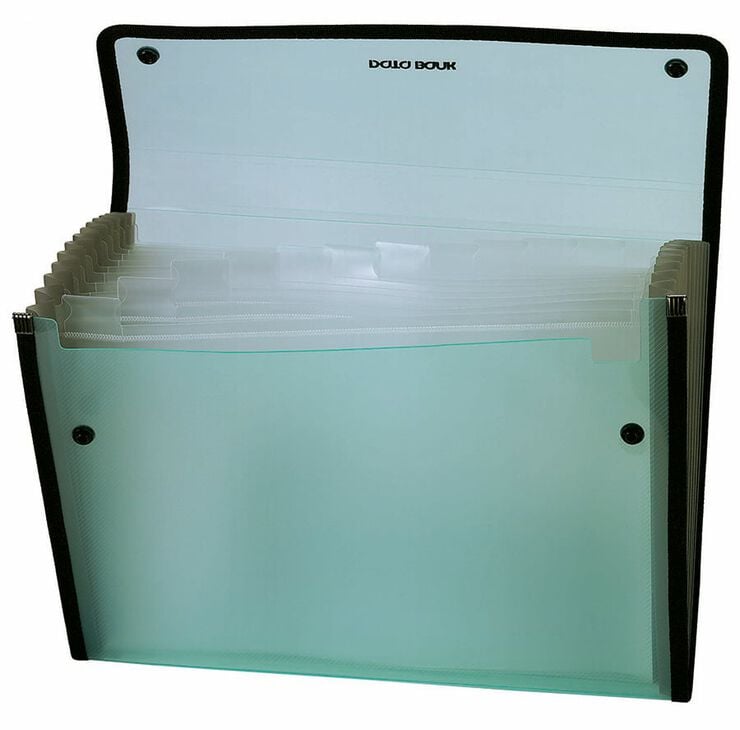 Carpeta acordi&oacute; Data Bank amb 12 separadors