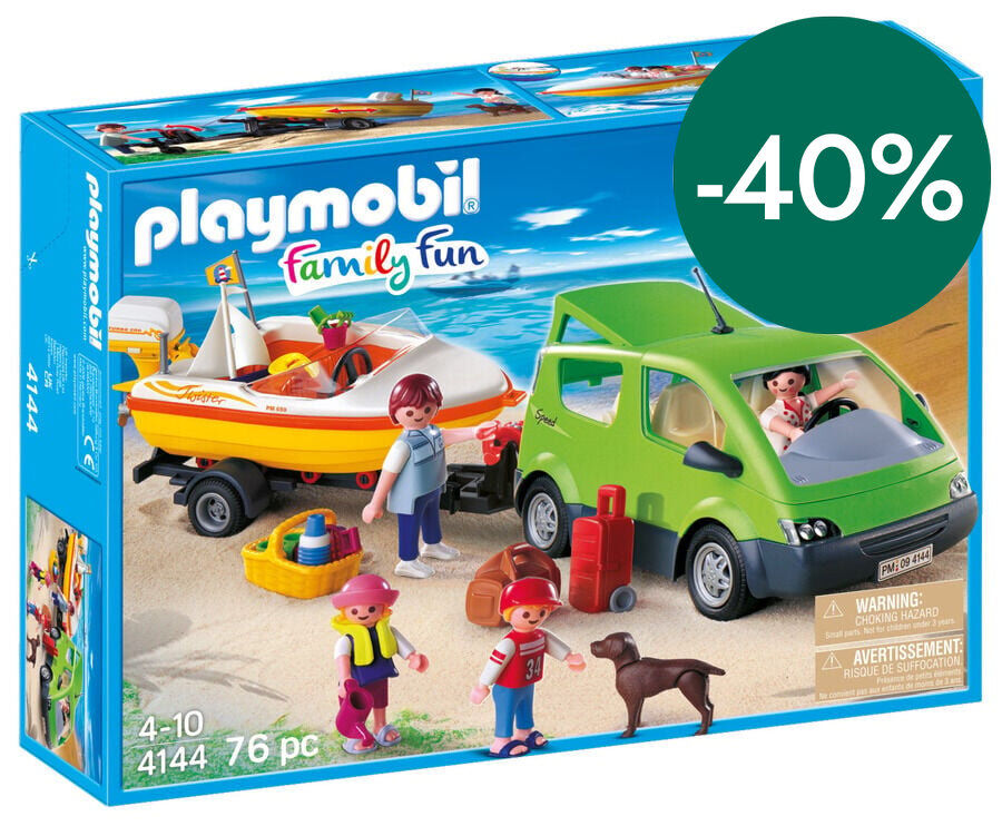 Playmobil Family Fun Coche con lancha 4144