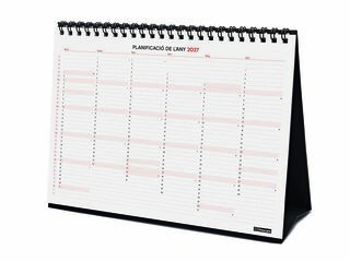 Calendario Mesa Finocam 16M 21x15cm Catal&aacute;n 2026-27