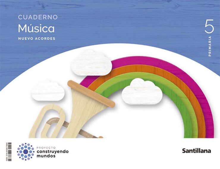 Cuaderno Música Acordes 5º Primaria