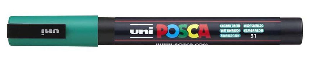 Retolador Posca PC-3M 0,9-1,3mm maragda