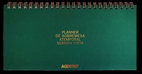 Planificador Mesa Additio Semana Vista Atemporal Castellano