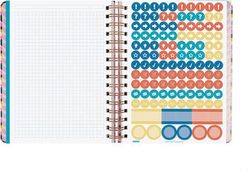 Agenda Professor Design | 1/4 Setmana Vista, Castell&agrave; (2026-2027) &ndash; Lila