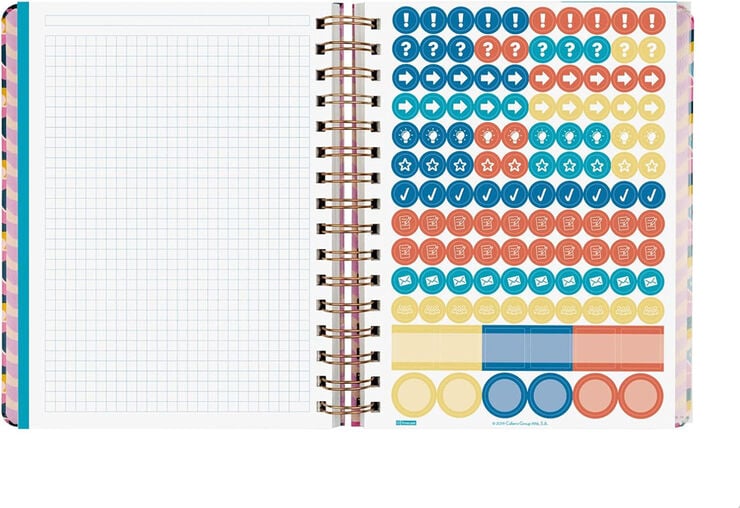 Agenda Professor Design | 1/4 Setmana Vista, Castell&agrave; (2026-2027) &ndash; Lila