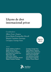 Lli&ccedil;ons de Dret Internacional Privat. 2&ordf; edici&oacute;