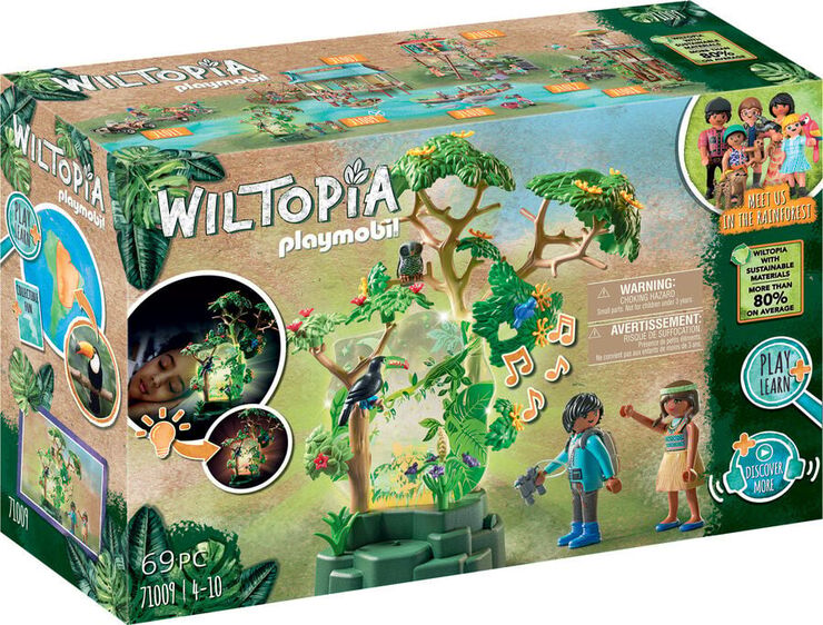 Playmobil Wiltopia Selva Tropical Luz nocturna 71009