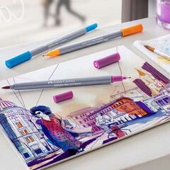 Rotuladores Goldfaber Aqua Dual Faber-Castell 18 colores