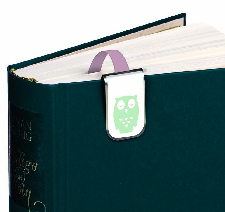 Punto de Libro met&aacute;lico + Cinta Eule