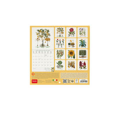 Calendario Legami 18x18 Pared Herbarium Multiling&uuml;e 2027
