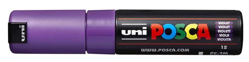 Retolador Posca PC-7M 4,5-5,5mm violeta