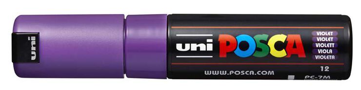Rotulador Posca PC-7M 4,5-5,5mm violeta