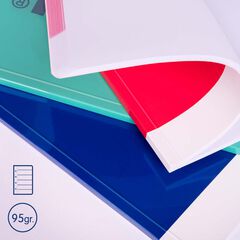 Libreta A4 48 hojas raya Milan Nata 624 azul
