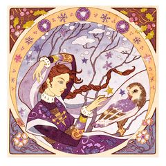 Inspired by Alfons Mucha