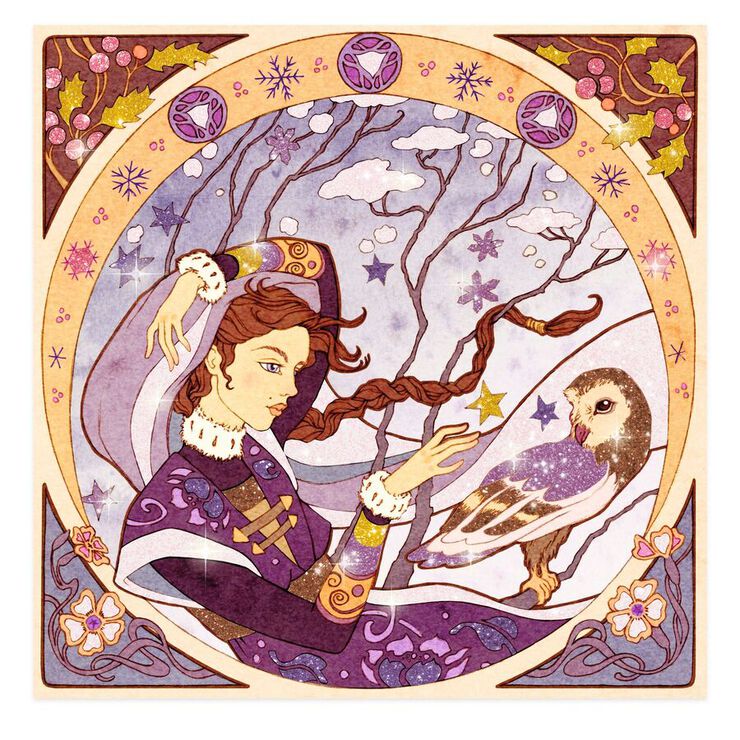 Inspired by Alfons Mucha