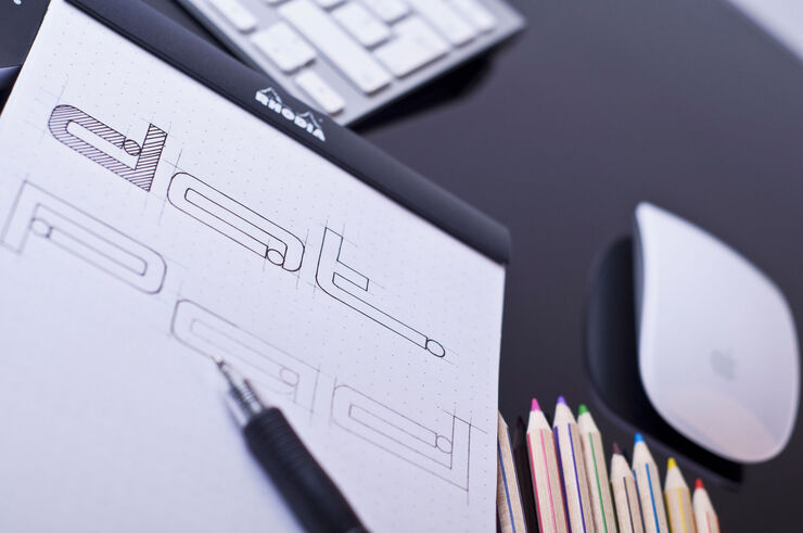 Bloc Rhodia Dots A5 80 hojas negro