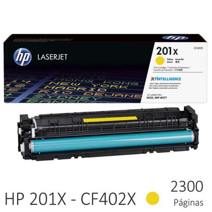 Tóner HP Original 201X Amarillo Tóner HP Original 201X Amarillo