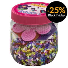 Granadures Hama amb 3 bases pot rosa 400u