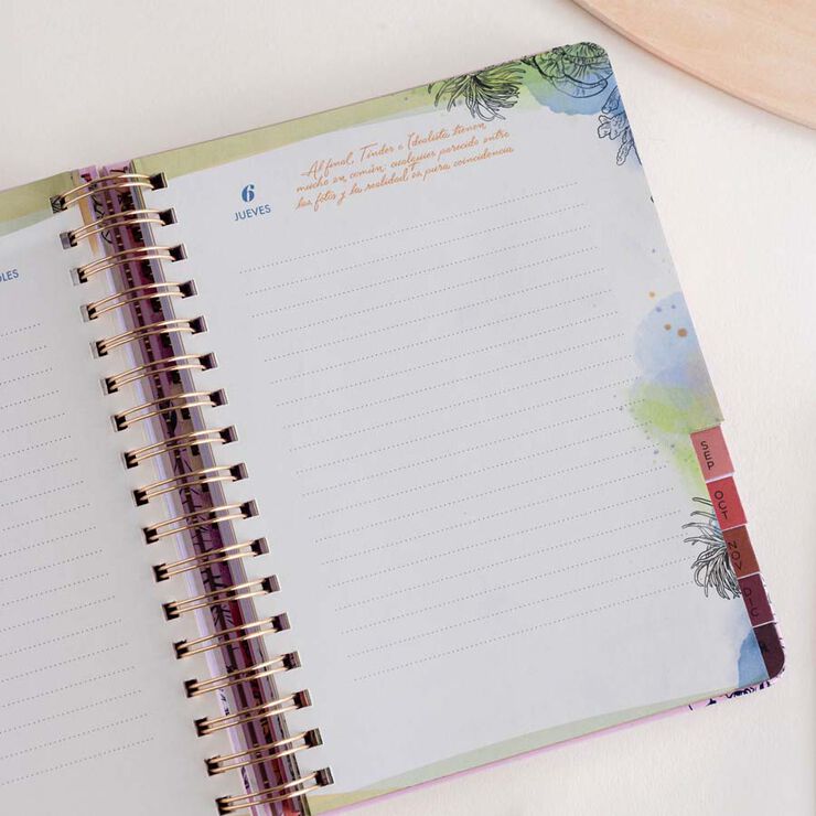 Agenda La Vecina Rubia castellano d&iacute;a/p&aacute;g 2026