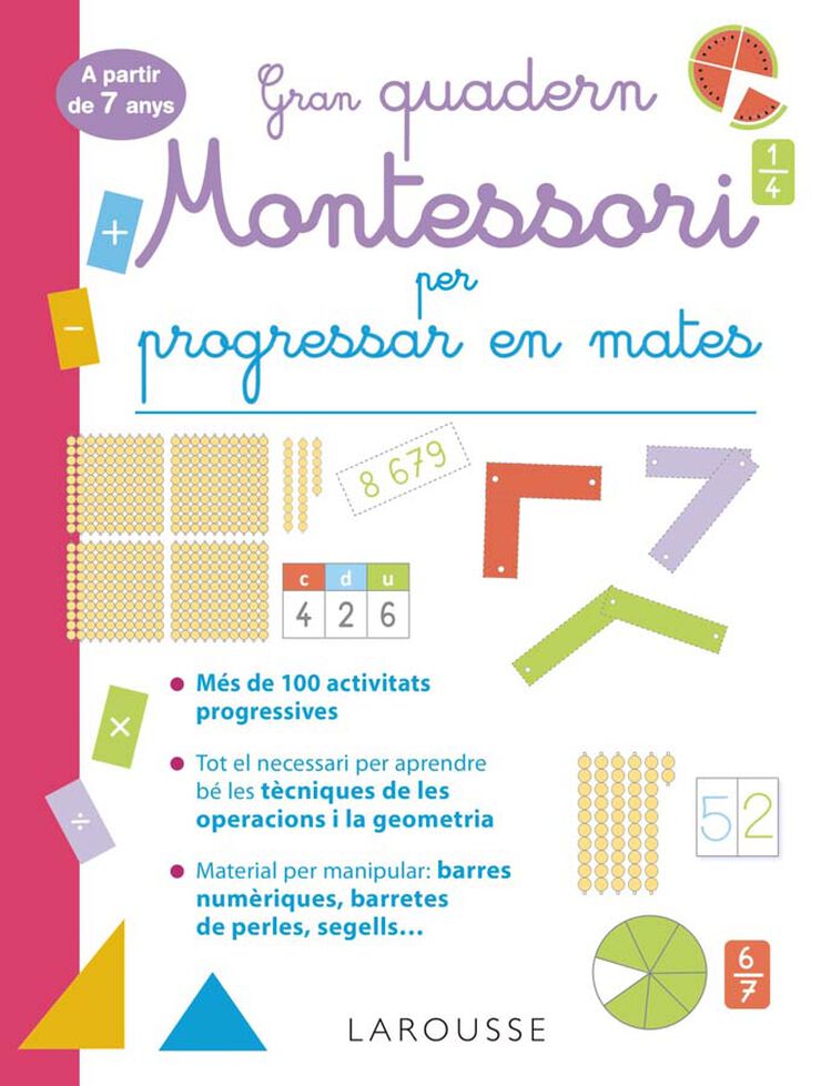Gran quadern Montessori per progressar en mates