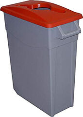 Contenidor Denox Reciclo 65L - Tapa oberta vermell