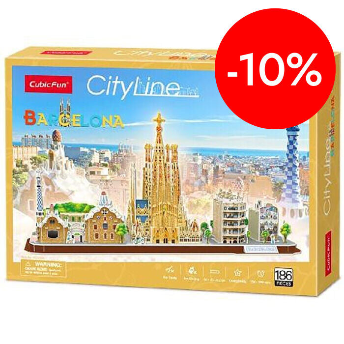 Puzle 3D Barcelona 186 piezas