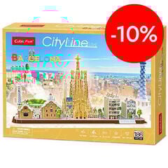 Puzle 3D Barcelona 186 piezas