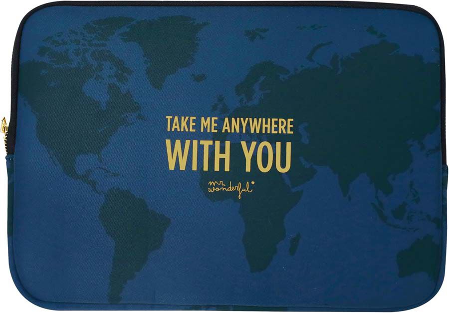 Funda Port&aacute;til Mr.Wonderful - Take me anywhere with you 14''