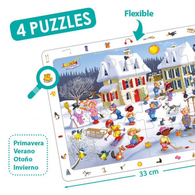 Puzzle Akros Las cuatro estaciones