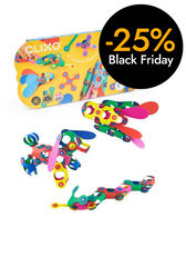 Construcción Magnética Clixo Arco iris 42 piezas