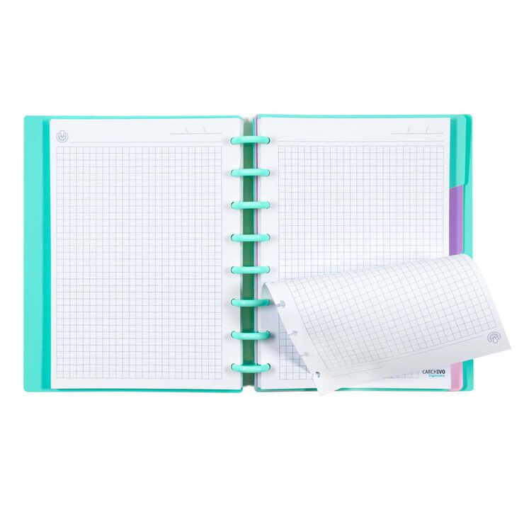 Cuaderno Ingeniox A4 100H Cuadrícula Azul