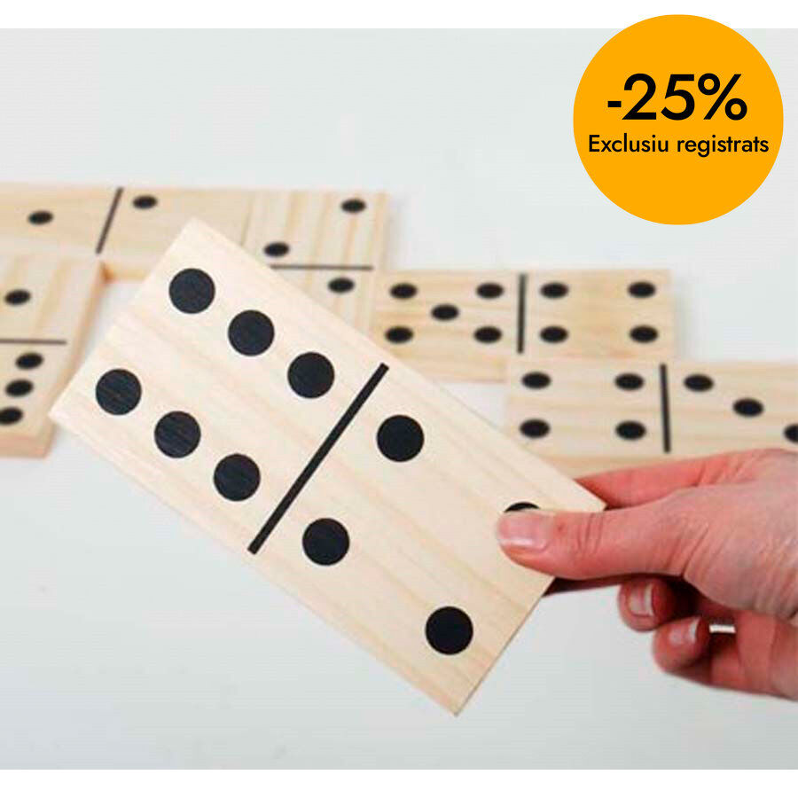 Domin&oacute; gigante 28 piezas