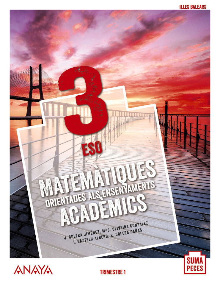 Matem&agrave;tiques-Acad/20 Eso 3 Anaya Text 9788469861448